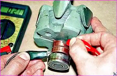 Измерение сопротивления ротора