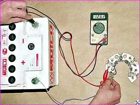 Проверка выпрямительного блока