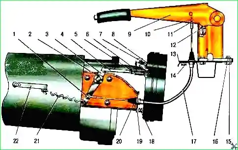 Стояночный тормоз УАЗ Патриот