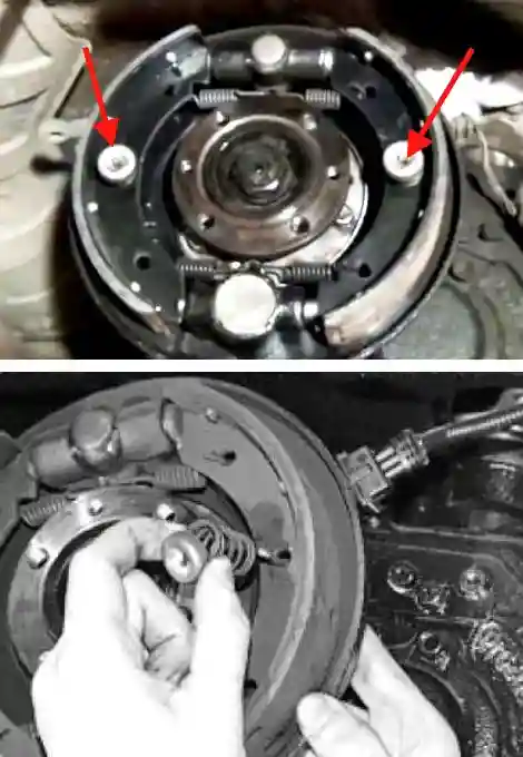 Замена колодок ручника УАЗ Патриот