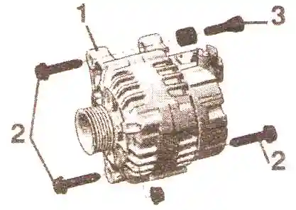 моменты затяжки генератора