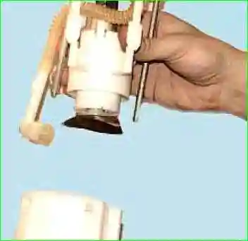 Очистка фильтра топливного модуля