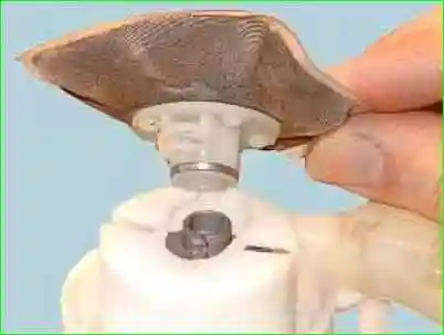 Очистка фильтра топливного модуля