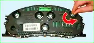 Замена ламп комбинации приборов