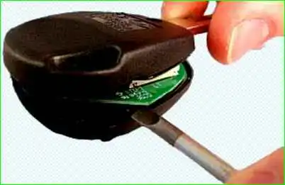 Ersetzen eines Element-Stromversorgung in der Fernbedienung Austausch der Batterie in der Fernbedienung