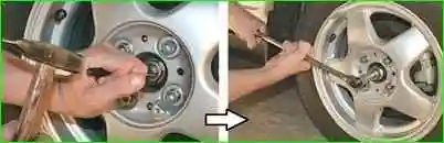 Замена подшипника передней ступицы