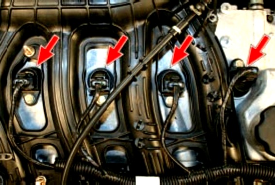 Снятие и установка катушек зажигания двигатель ВАЗ-21126 Лада Приора
