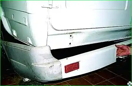 Снятие и установка бамперов автомобиля Соболь