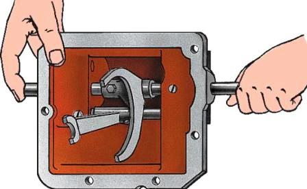 Repair of the gearshift mechanism