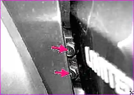 Болты крепления двери