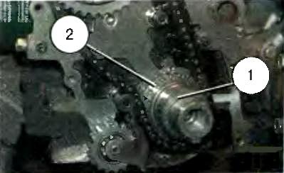 Ersatz von Ketten und Zahnrädern von der Gasverteilungsmechanismus ZMZ-405
