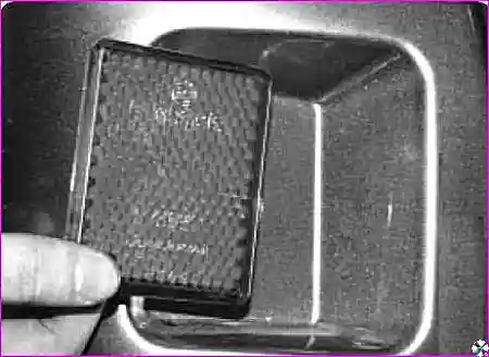 Снятие отражателя