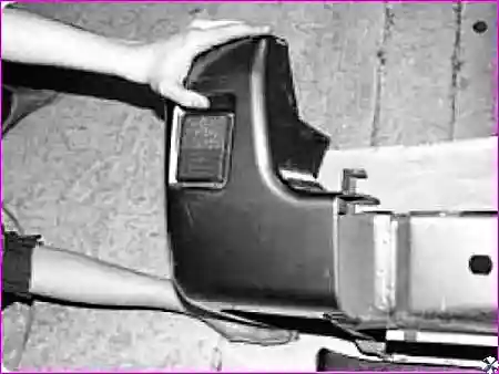 Снятие накладки