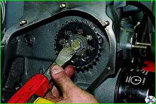 How to replace the chain and sprockets of the camshaft drive VAZ-21214