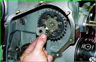 How to replace the chain and sprockets of the camshaft drive VAZ-21214