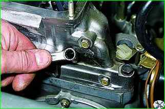 How to remove the timing chain tensioner VAZ-21214