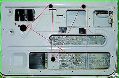 Removing the door window lifter mechanism