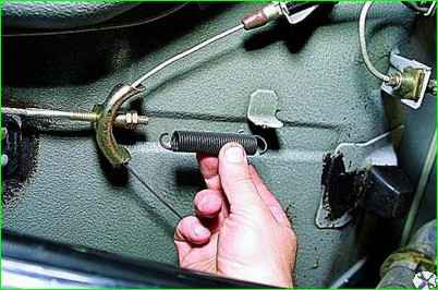 How to replace and adjust the handbrake cable