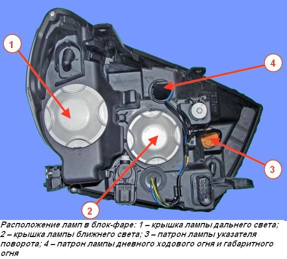 Как снять фару и заменить лампу фары автомобиля Lada Xray
