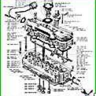 Головка блока цилиндров,клапаны и толкатели ЗИЛ-5301