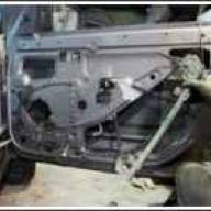 Replacement of front door parts of Lada Granta