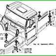Fastening of the cabin ZIL-5301