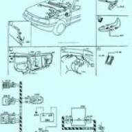 Схема электрическая системы охлаждения Peugeot 307