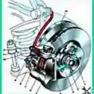 Передний тормозной механизм ГАЗ-3110