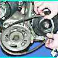 Замена ремня генератора ВАЗ-2109