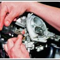 Привод карбюратора ВАЗ-2107 регулировка