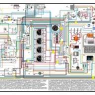 Схема электрооборудования автомобиля УАЗ–33036 без подрулевых переключателей