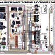  Электросхема ВАЗ-2101