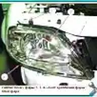 Как снять фару и повторитель поворотов автомобиля Лада Ларгус