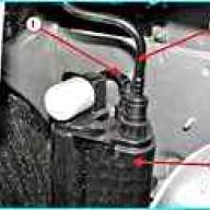 Снятие и установка топливных магистралей Lada Xray