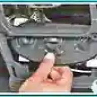 Снятие блока управления отоплением и кондиционированием автомобиля Лада Ларгус