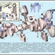 Кривошипно-шатунный механизм двигателей КАМАЗ 740.11-240