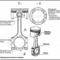 How to assemble the connecting rod and piston group of the ZMZ-40524 engine