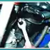 Removal and repair of the power steering pump of a Gazelle car