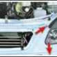 How to remove and install the lower front panel of a Gazelle car