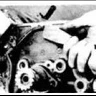 Снятие и установка цепи привода распредвала Форд Таурус