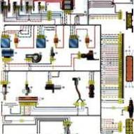 Схема  управления ВАЗ  2111(контролер М1.5.4)